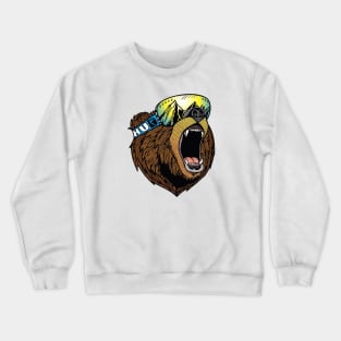 Angry bear Crewneck Sweatshirt